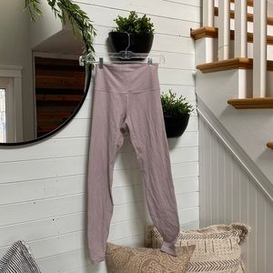 lululemon purple high rise aligns